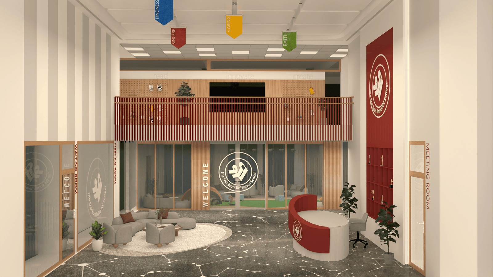 The Shri Ram Universal School, Kivle